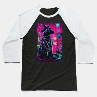 Neon dog doctor Baseball T-Shirt